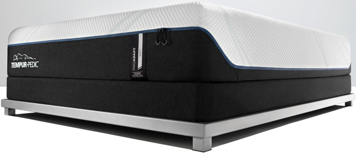 Tempur-PedicÂ® TEMPUR-ProAdaptÂ® Soft Foam Twin XL Mattress and TEMPUR-FlatÂ™ High Profile Foundation