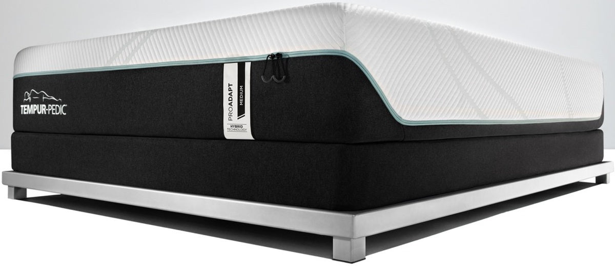 Tempur-Pedic® TEMPUR-ProAdapt® Medium Hybrid Twin XL Mattress and TEMPUR-Flat High Profile Foundation