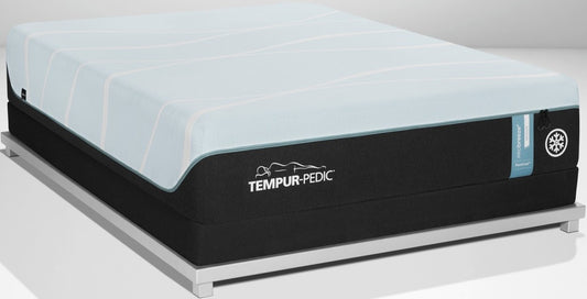 Tempur-PedicÂ® TEMPUR-PRObreezeÂ™ medium Foam Twin XL Mattress and TEMPUR-FlatÂ™ High Profile Foundation