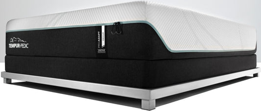 Tempur-PedicÂ® TEMPUR-ProAdaptÂ® medium Memory Foam Queen Mattress and TEMPUR-FlatÂ™ High Profile Foundation